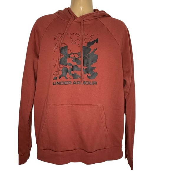Under‎ Armour Hoodie, Men's, UA Rival Fleece Box Logo Hoodie XL - Picture 1 of 5